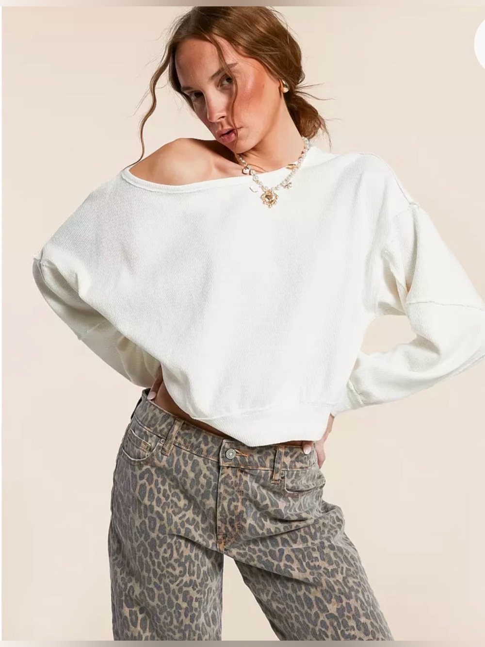 FREE PEOPLE We The Free Ife Pullover Long Sleeve Top